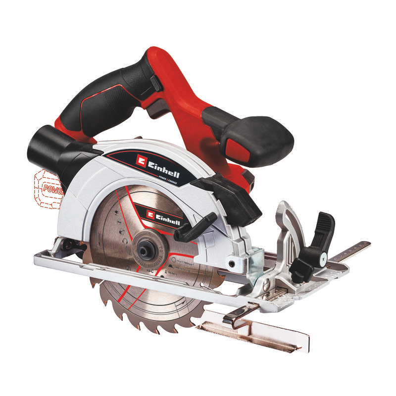 Циркулярная пила аккумуляторная Einhell TE-CS 18/165-1 Li - Solo (18V, без АКБ и ЗУ, Ø165x20 мм, 4200 об/м)