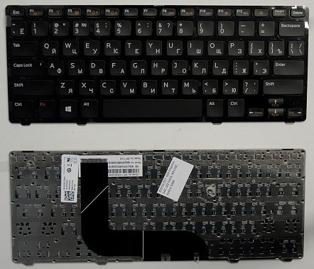Клавиатура для ноутбука Dell Inspiron N4110Z, черная