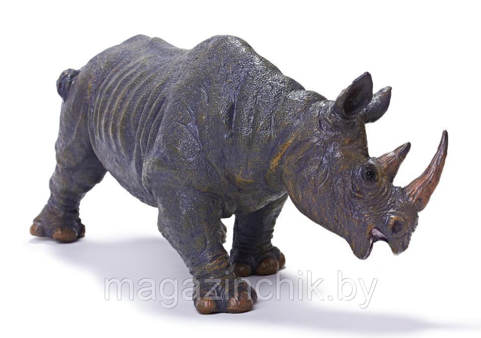 Фигурка Чёрный носорог 19.5 см RC16057W, коллекционная - фото 1 - id-p168708412