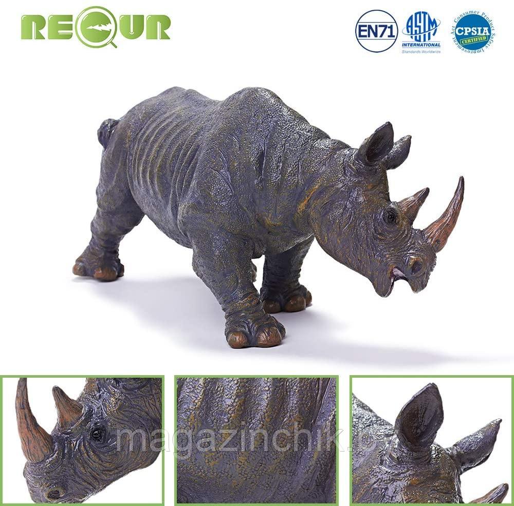 Фигурка Чёрный носорог 19.5 см RC16057W, коллекционная - фото 4 - id-p168708412