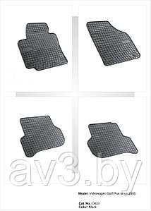 Коврики в салон Volkswagen Golf 5 Plus 2005-2009 [0403] / Seat Altea 2004-, Altea XL 2006- / Skoda Y