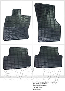 Коврики в салон Volkswagen Golf 7 2012- [0397] / Audi A3 2012- / Seat Leon 3 2013- /Фольксваген Голь