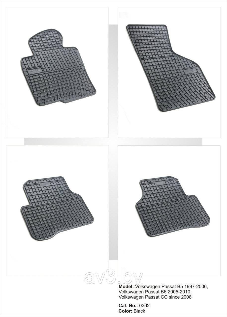Коврики в салон Volkswagen Passat B6 2005-2010 [0392] / Volkswagen ...