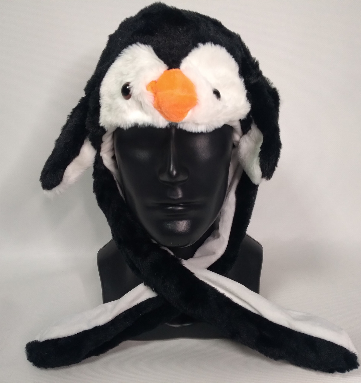 Шапка Пингвинёнок светящаяся с двигающимися ушками - фото 1 - id-p168711981
