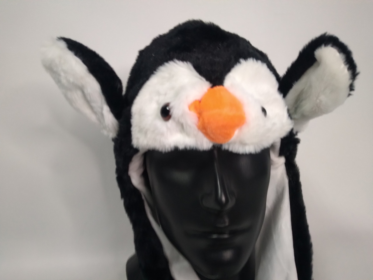 Шапка Пингвинёнок светящаяся с двигающимися ушками - фото 2 - id-p168711981
