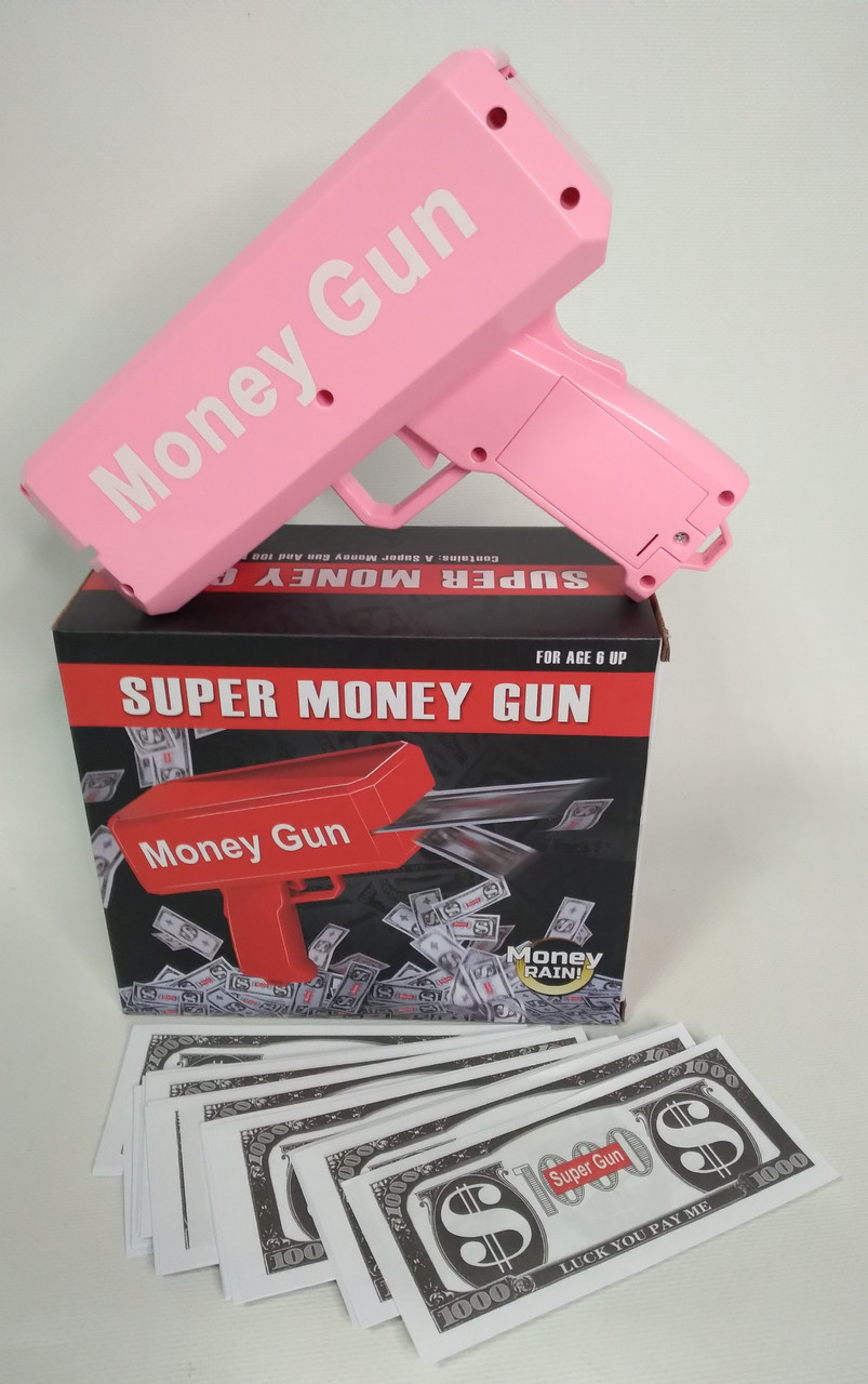 Денежный пистолет Super Money Gun - фото 1 - id-p168718503