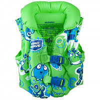 Жилет детский надувной Mad Wave Swimvest Mad Bubbles (зеленый) (арт. M0756 02 0 10W)