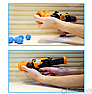 Детская игрушка оружие Бластер Assault Gun 40 см с мишенью, мягкими игровыми снарядами 12шт. 3 Оранжевый, фото 5
