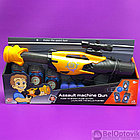 Детская игрушка оружие Бластер Assault Gun 40 см с мишенью, мягкими игровыми снарядами 12шт. 3 Оранжевый, фото 6