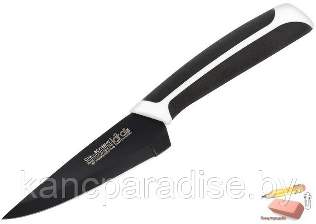 Нож разделочный Lara LR05-27, 15,2 см., покрытие Black Ceramic, блистер - фото 1 - id-p168725989