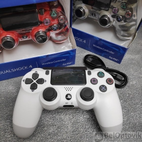 Игровой геймпад Sony DualShock 4 , беспроводной Белый