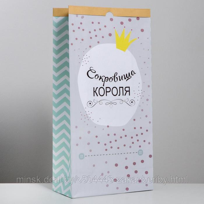Пакет крафтовый «Сокровища короля», 64 х 32 х 16 см