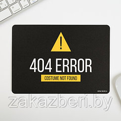 Коврик для мыши 404 error, 21 × 15 см