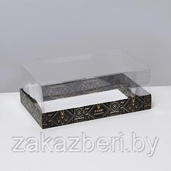 Коробка для десерта «Gold», 22 х 8 х 13,5 см