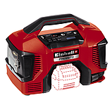 Аккумуляторный/сетевой автомобильный компрессор Einhell Pressito (220V/18V, 90W, шланг 710 мм,  11 Bar), фото 2
