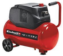 Компрессор Einhell TC-AC 200/24/8 OF (220V, 1200W, бак 24 литра, 180 л/мин, 8 Bar, безмасляный, манометр)