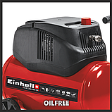 Компрессор Einhell TC-AC 200/24/8 OF (220V, 1200W, бак 24 литра, 180 л/мин, 8 Bar, безмасляный, манометр), фото 2