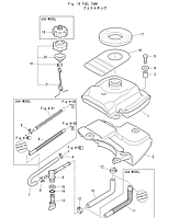 Уплотнение бензобака Tohatsu M3.5 - MFS3.5