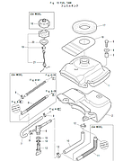 Уплотнение  бензобака Tohatsu M3.5 - MFS3.5