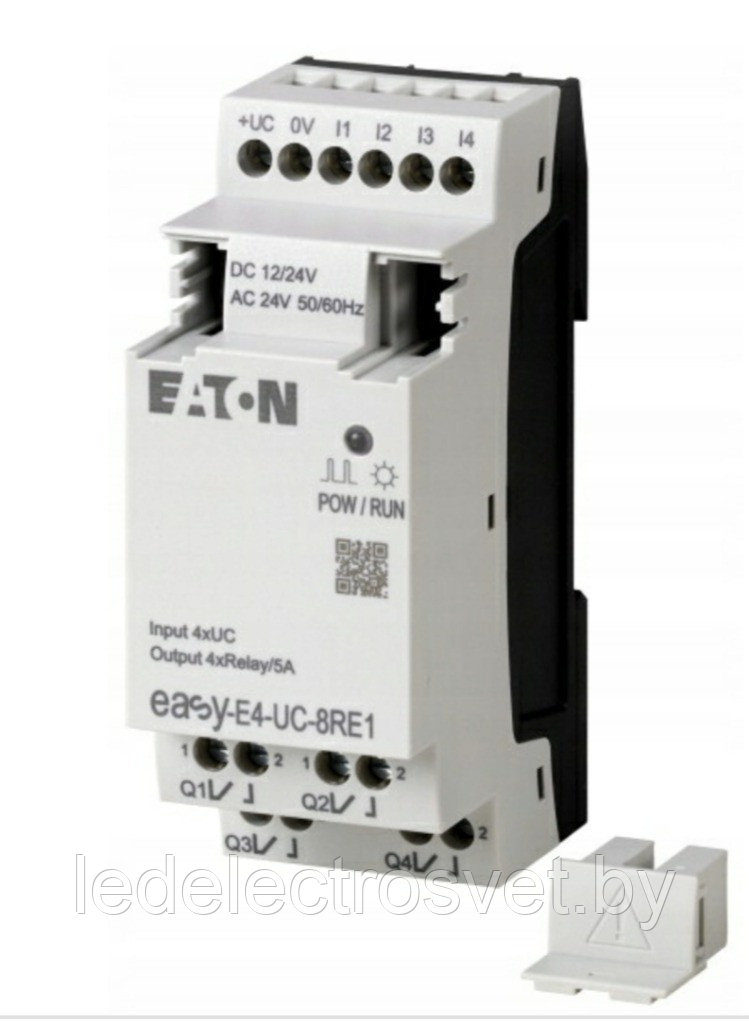 Модуль расширения EASY-E4-UC-8RE1, 12_24VDC/24VAC, 4DI, 4RO