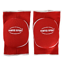 Наколенники волейбольные Красные Vimpex Sport 8600 Размер S, наколенники мягкие, наколенники спортивные