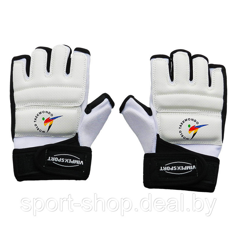 Перчатки-накладки G-WTF Таэквондо Vimpex Sport Размер S, перчатки для таэквондо, перчатки для тхэквондо - фото 1 - id-p168840928