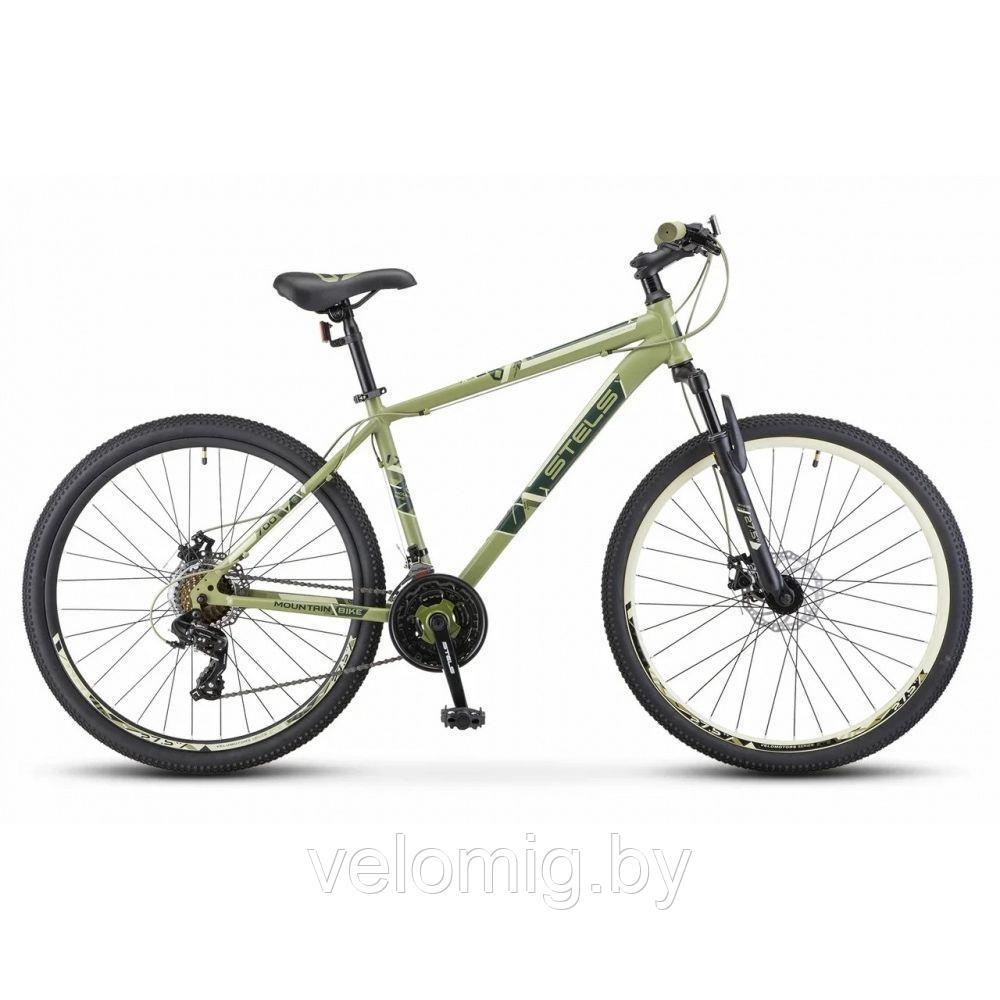 Велосипед Stels Navigator 700 MD 27.5 F020 р.17.5 2021 (хаки)