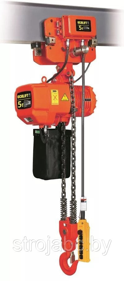 Таль электрическая цепная передвижная OCALIFT 05-02S 5т 18м 380в