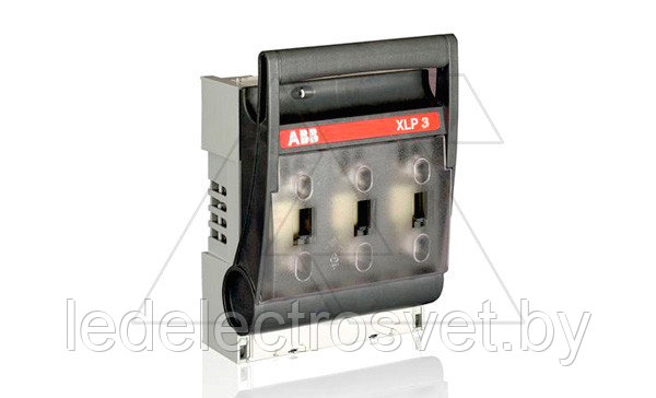 Выключатель нагрузки для предохранителей XLP3-6BC гориз., 630А, размер 3, 3P, мостовые зажимы