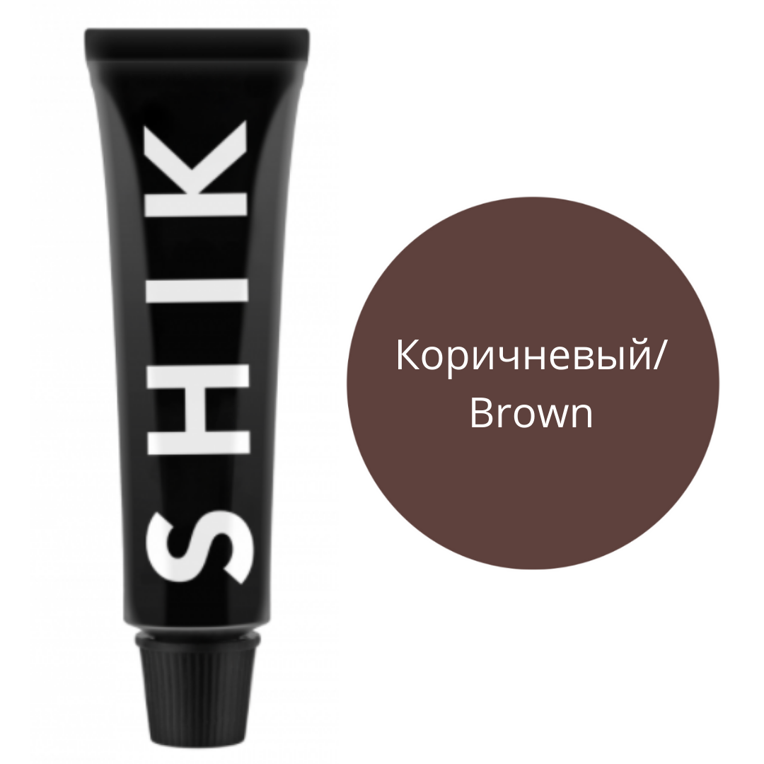SHIK Краска для бровей и ресниц КОРИЧНЕВЫЙ / Permanent eyebrow tint / BROWN - фото 1 - id-p152998156