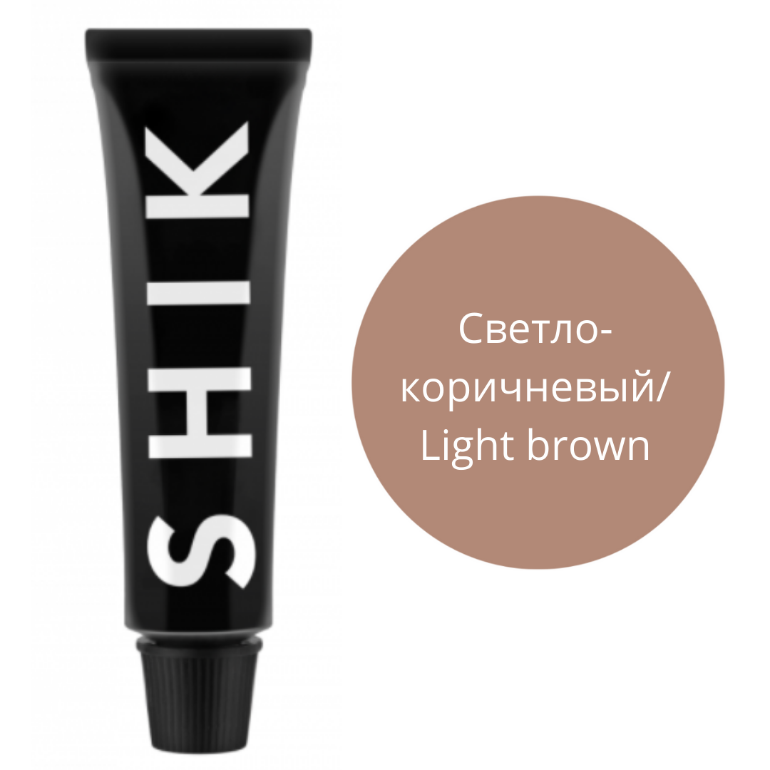 SHIK Краска для бровей и ресниц СВЕТЛО-КОРИЧНЕВЫЙ / Permanent eyebrow tint LIGHT BROWN