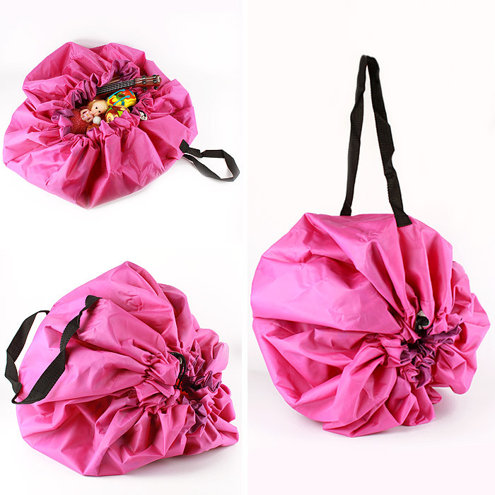 Коврик-сумка развивающий d-120см розовый - фото 5 - id-p168859097