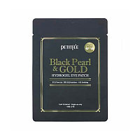 [PETITFEE] Гидрогелевые патчи для глаз ЖЕМЧУГ/ЗОЛОТО Black Pearl & Gold hydrogel Eye Patch, 2 шт (1 пара)