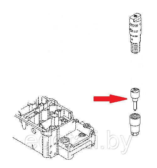 0433171965 Распылитель форсунки - фото 1 - id-p168294777