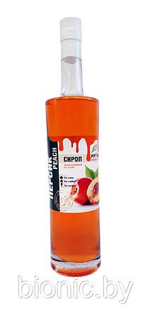 Сироп низкокалорийный ПЕРСИК "FITFORCE", бут.стекл.0.7 л 1/6, фото 2