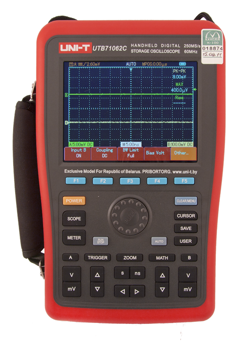 Цифровой портативный осциллограф UTB71062С