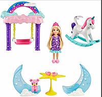 Игровой набор Кукла Барби Dreamtopia Игровая площадка GTF48/GTF50, фото 1