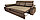 Диван-кровать угловой Самая Мебель Денвер 260 см, фото 2