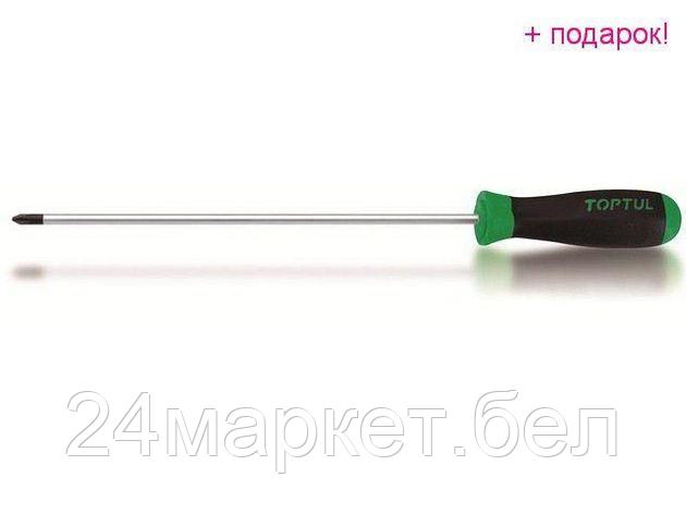 Отвертка "+" №1 400мм EXTRA LONG TOPTUL (FBCB0140), фото 2