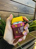 Чехол силиконовый для наушников AirPods 1/2 "Пирожок"