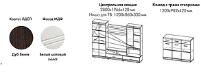 Гостиная №1 модульная система (Жемчуг глянец) ПХМ Просто хорошая мебель, фото 3