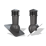 Вентиляционный выход неизолированный Wirplast WiroVent Standard PLUS 125 (K80) для битумной кровли (под монтаж, фото 3