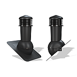 Вентиляционный выход неизолированный Wirplast WiroVent Standard PLUS 125 (K80) для битумной кровли (под монтаж, фото 6