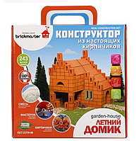 Конструктор из настоящих кирпичиков Brickmaster "Летний домик", 243 детали