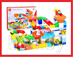 188-433 Конструктор Kids Home Toys, 139 деталей, крупные детали, для малышей аналог Lego Duplo