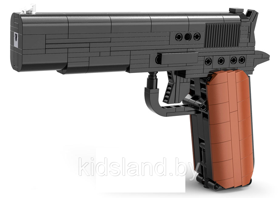 Конструктор пистолет Cada Block Gun Series: пистолет M1911, 332 детали, арт C81012W - фото 2 - id-p168880054
