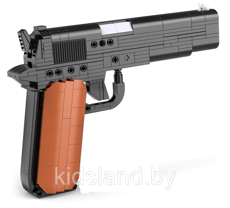 Конструктор пистолет Cada Block Gun Series: пистолет M1911, 332 детали, арт C81012W - фото 3 - id-p168880054