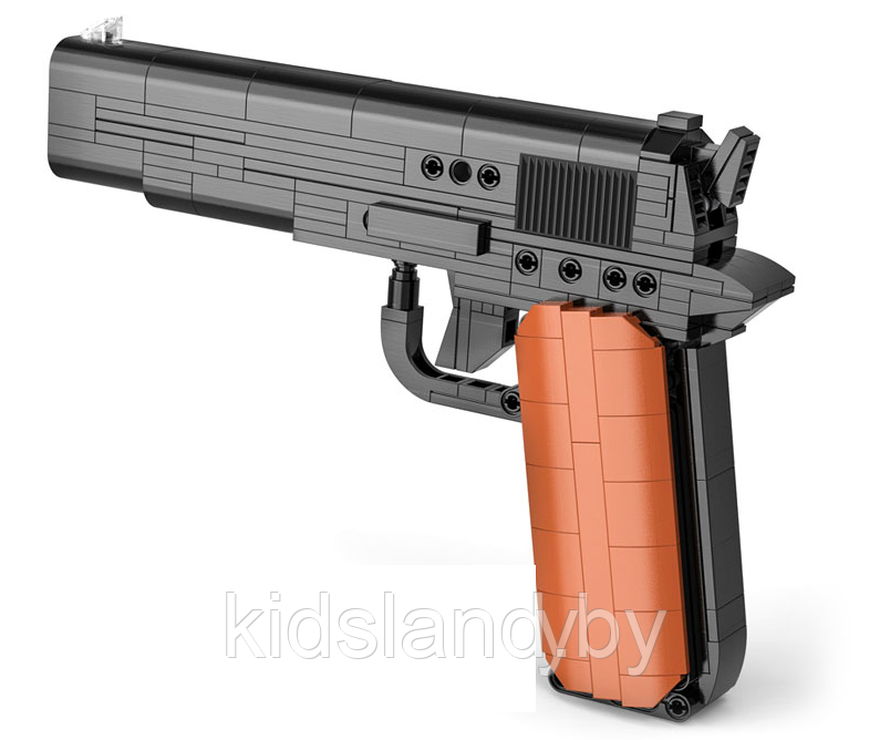 Конструктор пистолет Cada Block Gun Series: пистолет M1911, 332 детали, арт C81012W - фото 5 - id-p168880054