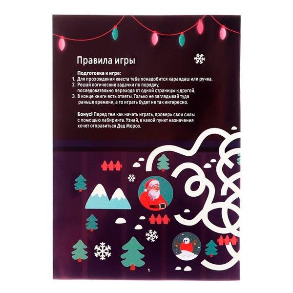 Книга-квест по поиску подарка ЛАС ИГРАС Дед Мороз и Новый год - фото 1 - id-p168881452