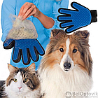 Перчатка для вычесывания шерсти домашних животных True Touch Classic, фото 9